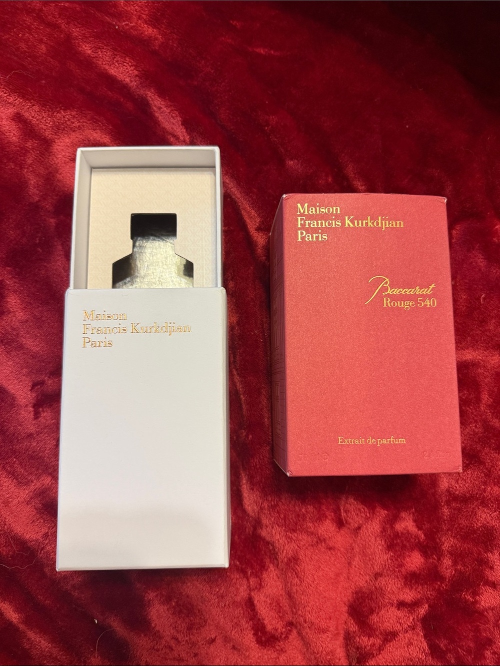 Maison Francis Kurkdjian Baccarat Rouge 540 Presentation Boxes / NO PERFUME